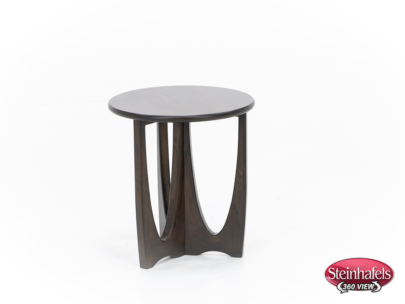 sund brown chairside table  image arch  