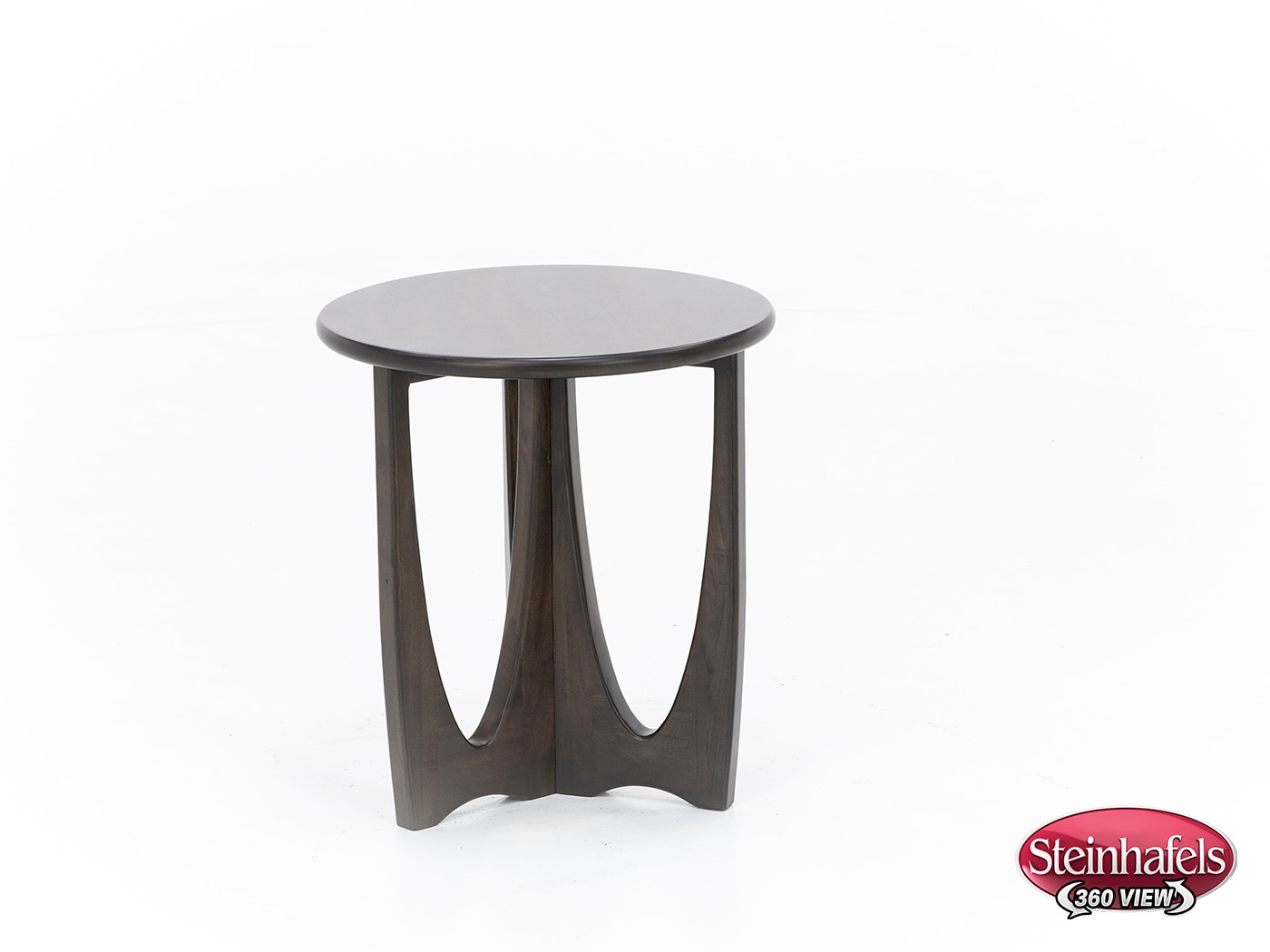 sund brown chairside table  image arch  