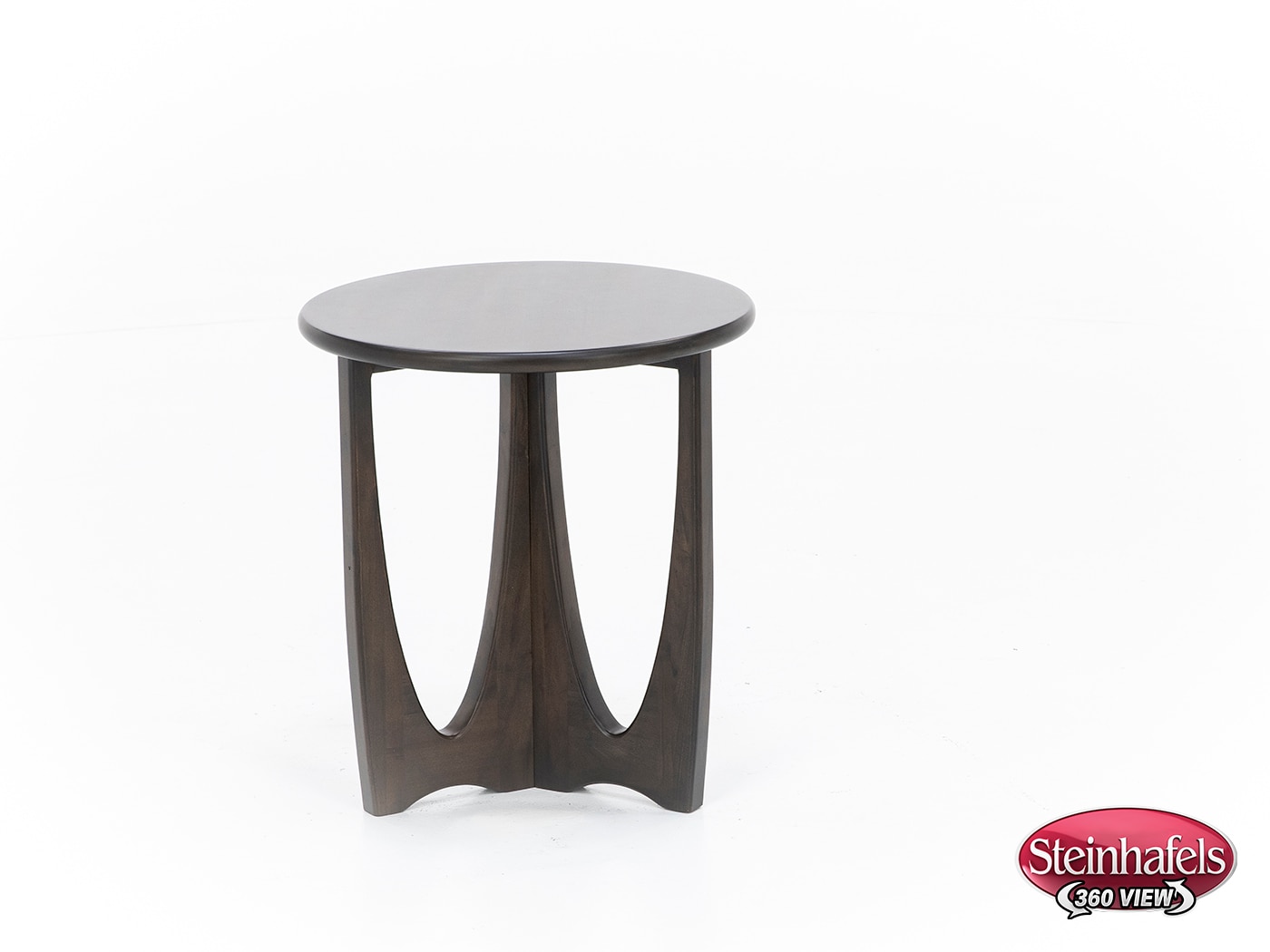 sund brown chairside table  image arch  