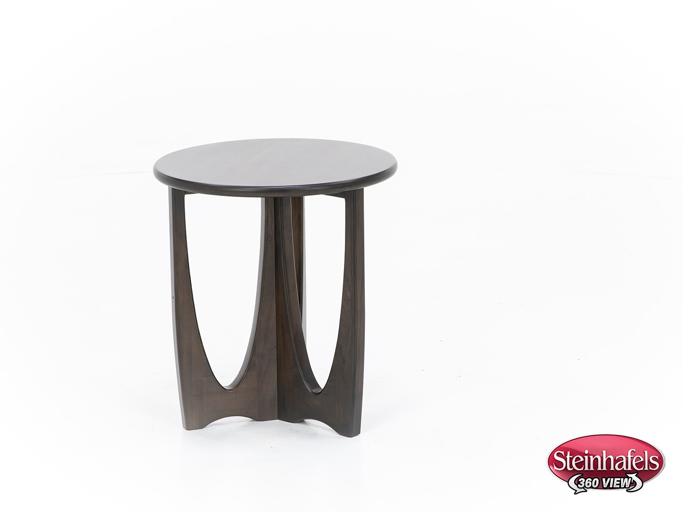 sund brown chairside table  image arch  