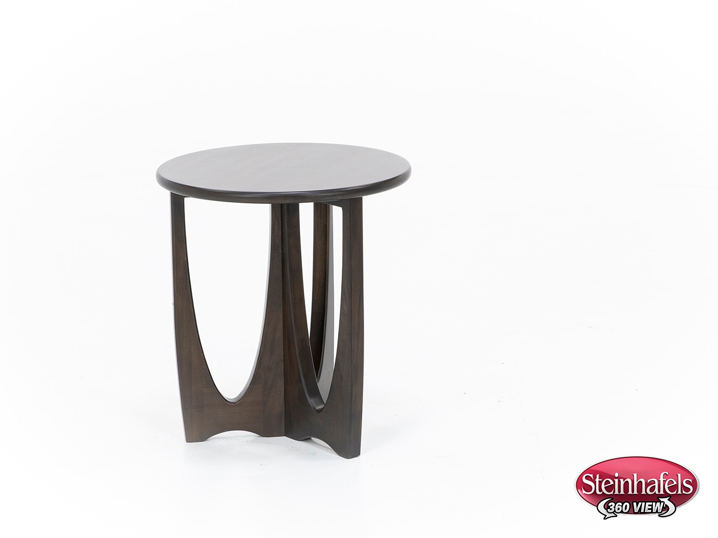 sund brown chairside table  image arch  