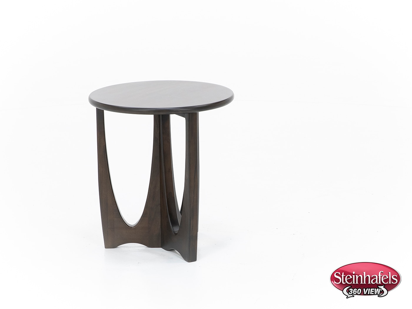 sund brown chairside table  image arch  