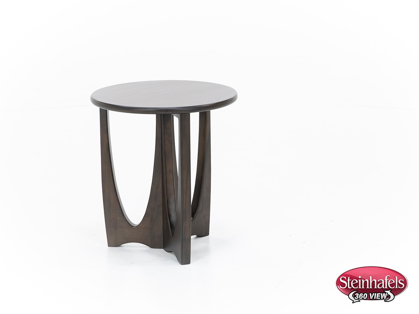 sund brown chairside table  image arch  