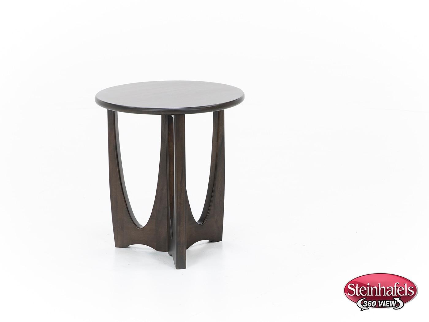 sund brown chairside table  image arch  