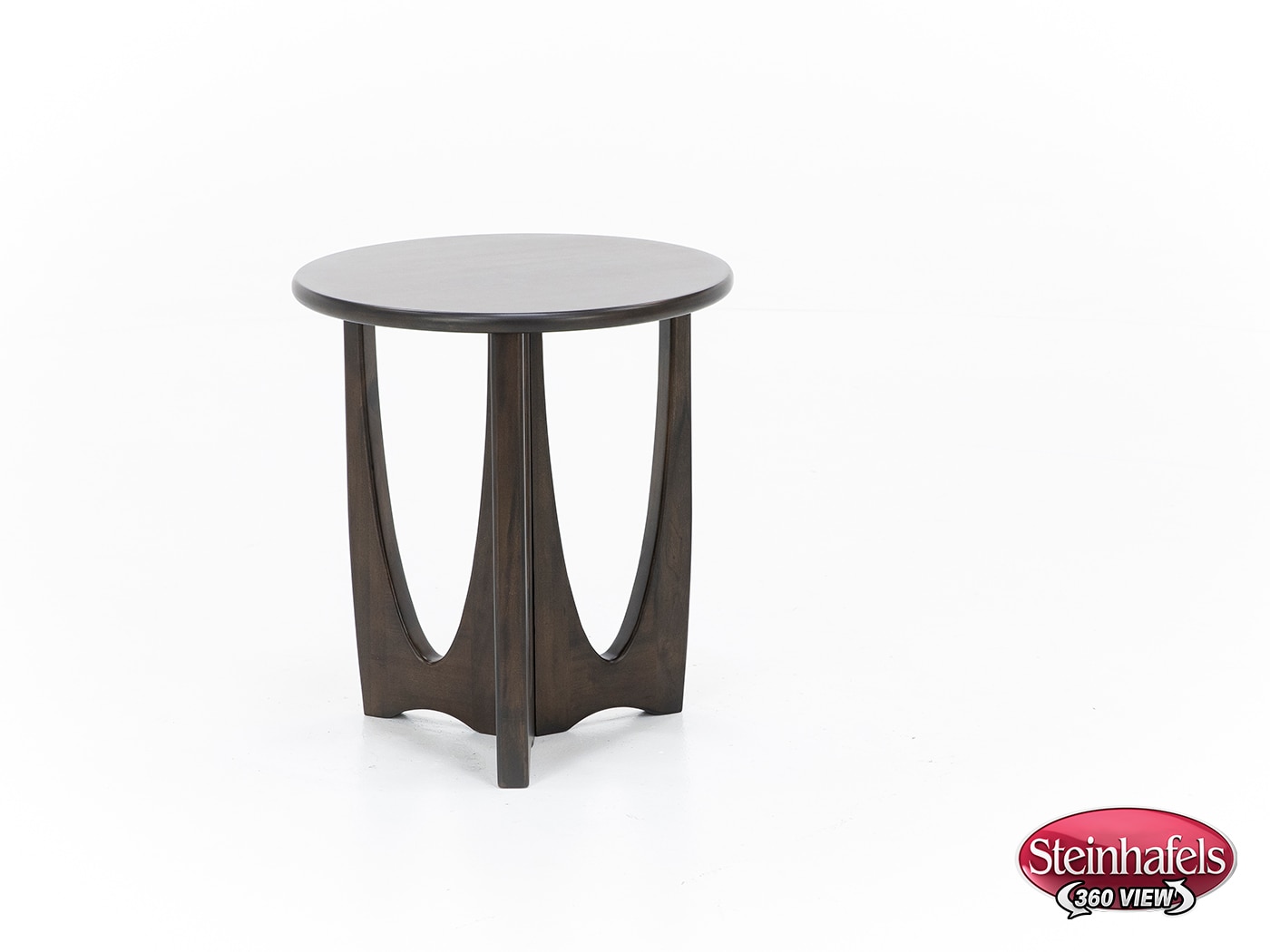 sund brown chairside table  image arch  