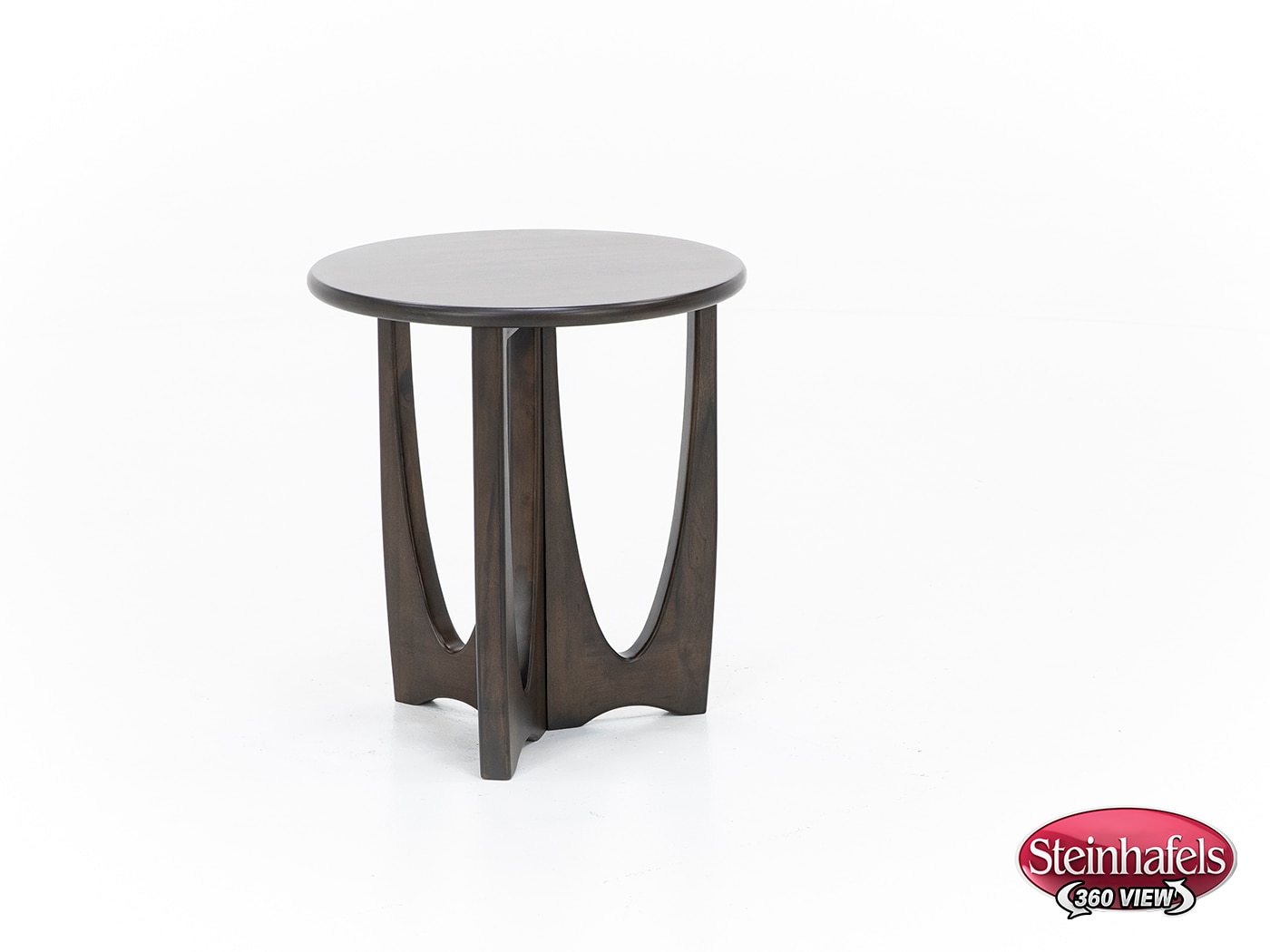 sund brown chairside table  image arch  