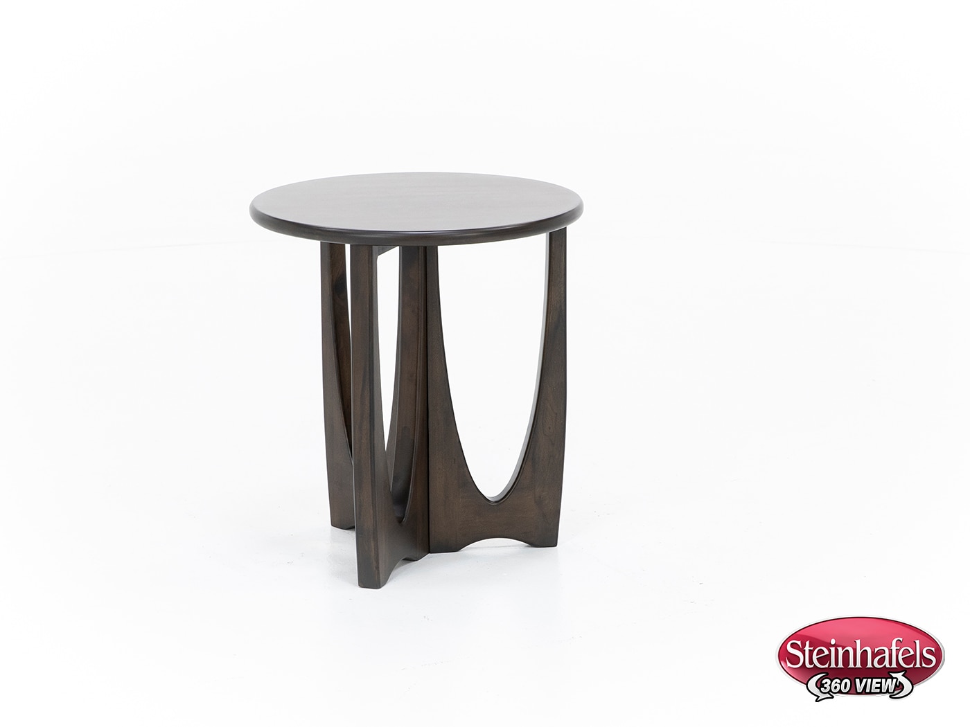 sund brown chairside table  image arch  