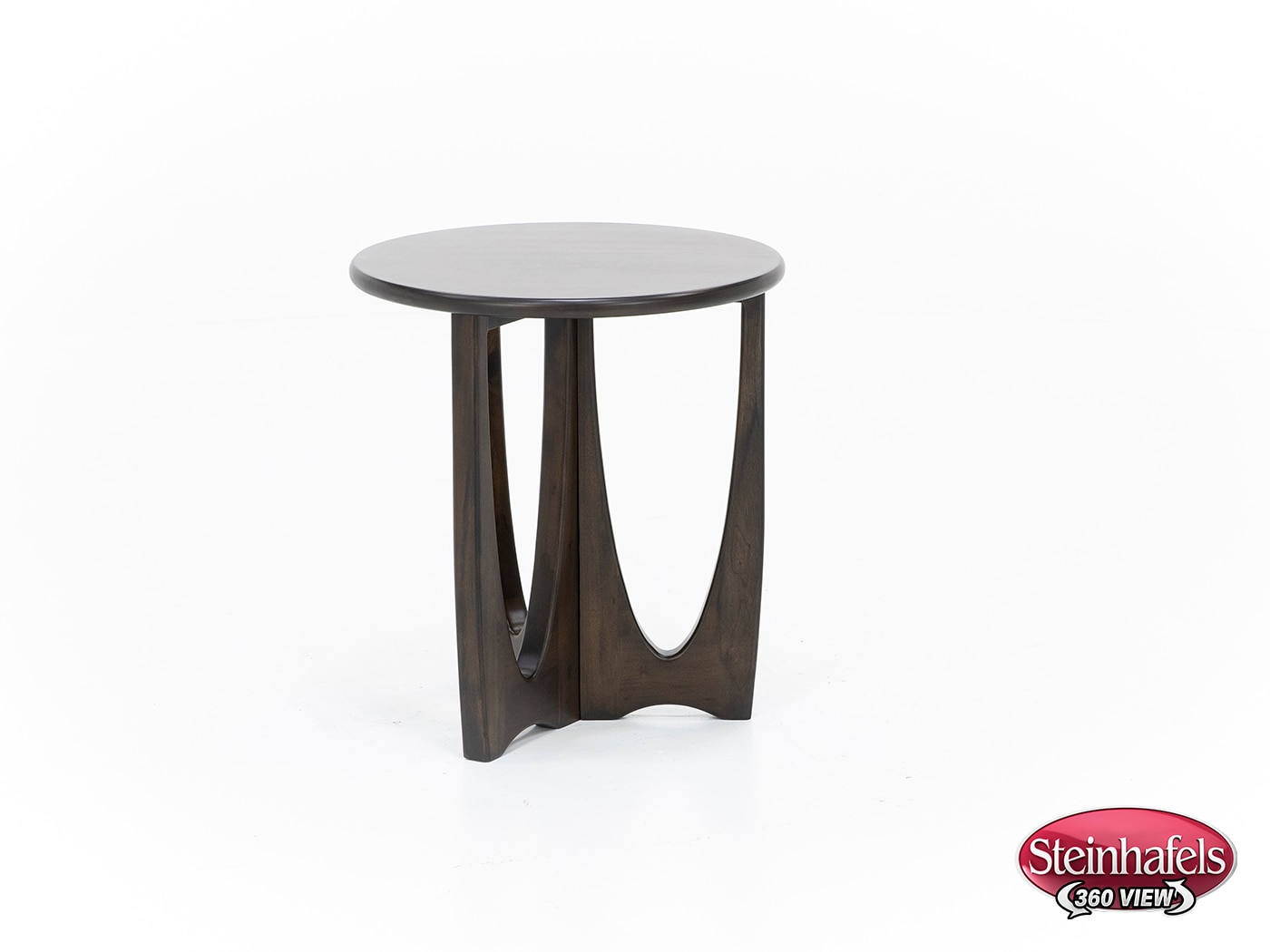 sund brown chairside table  image arch  