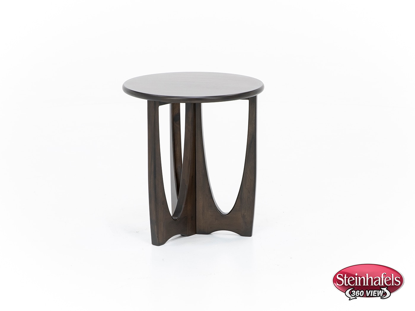 sund brown chairside table  image arch  