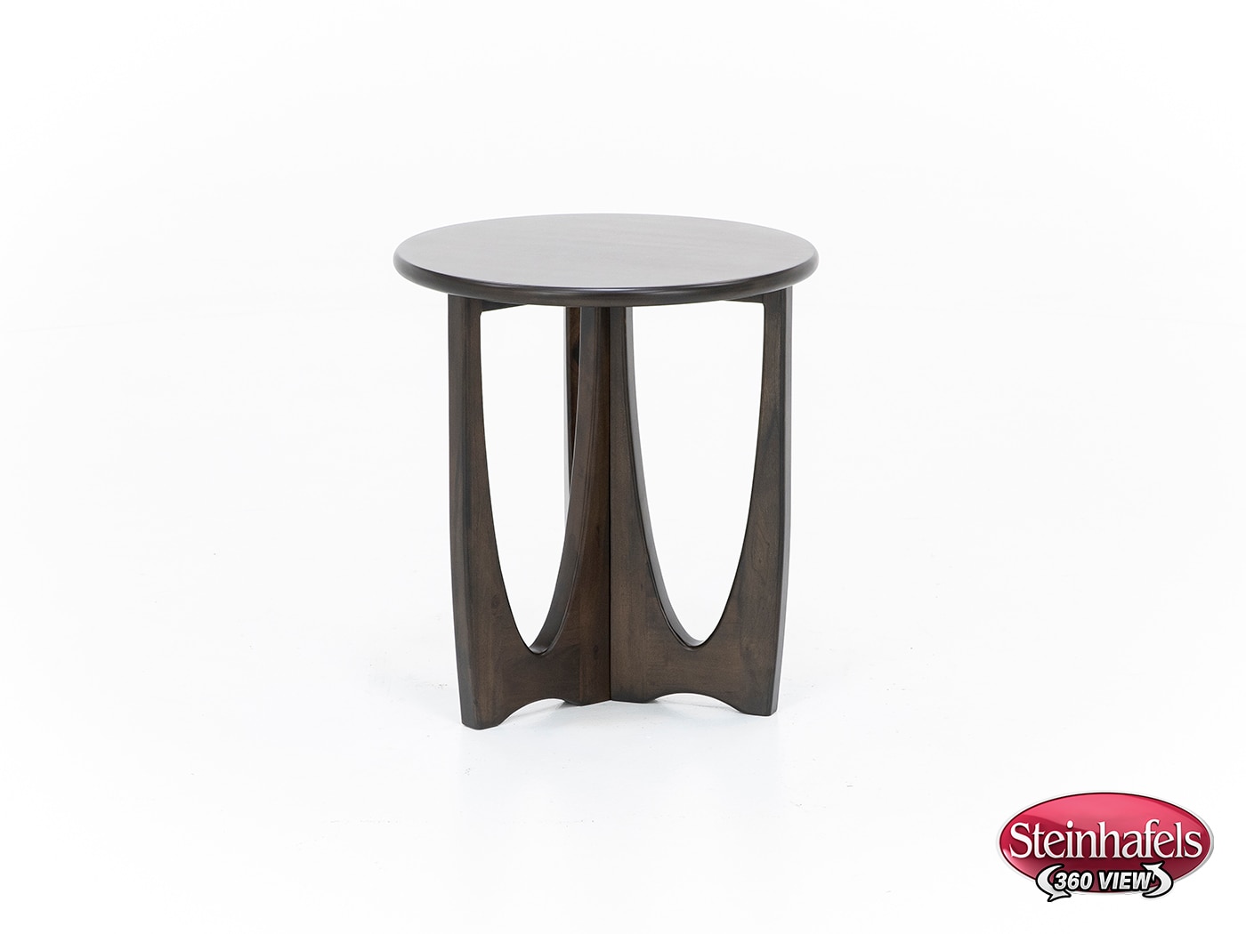 sund brown chairside table  image arch  