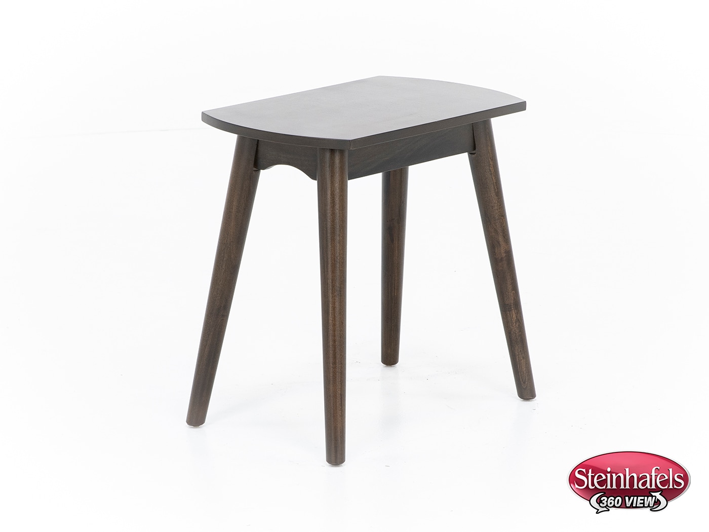 sund brown chairside table  image java  