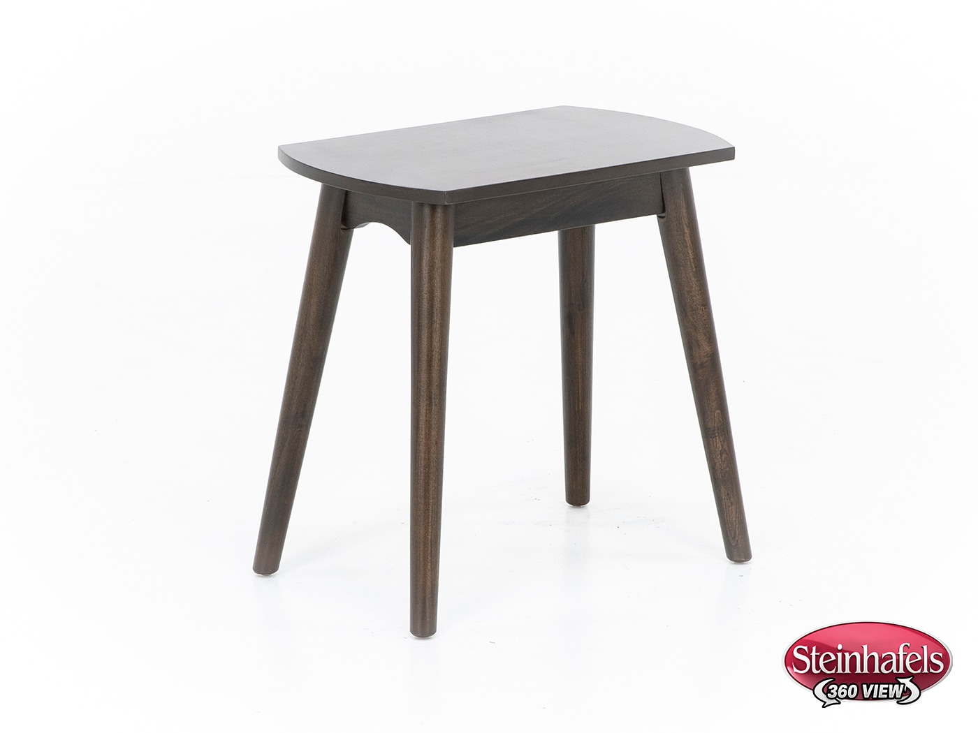 sund brown chairside table  image java  