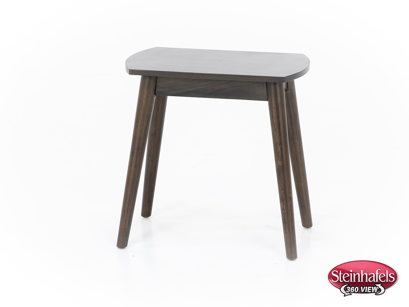 sund brown chairside table  image java  