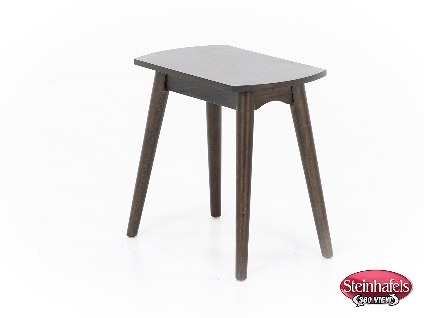 sund brown chairside table  image java  