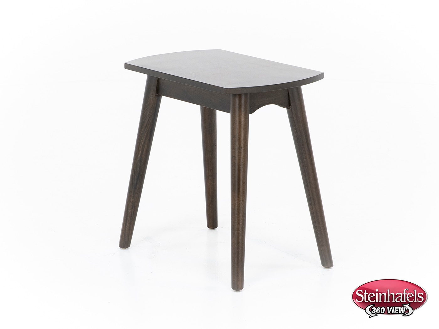 sund brown chairside table  image java  