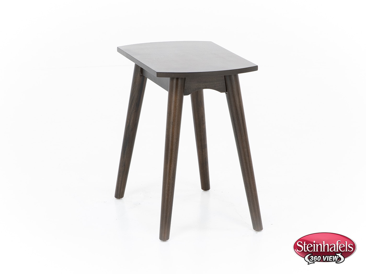 sund brown chairside table  image java  