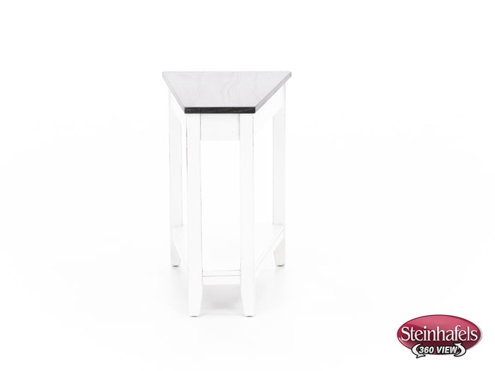 sund brown chairside table  image wedge  