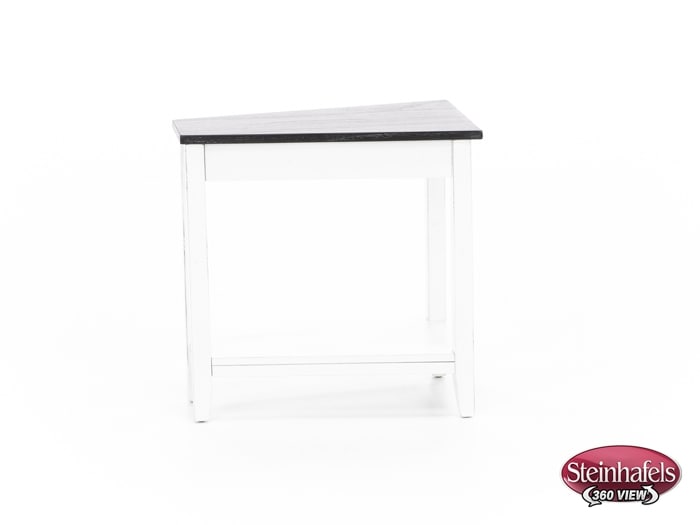 sund brown chairside table  image wedge  