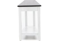 sund brown chairside table wedge  