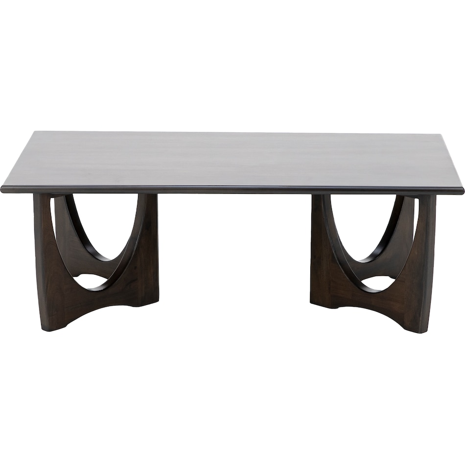 sund brown cocktail table arch  