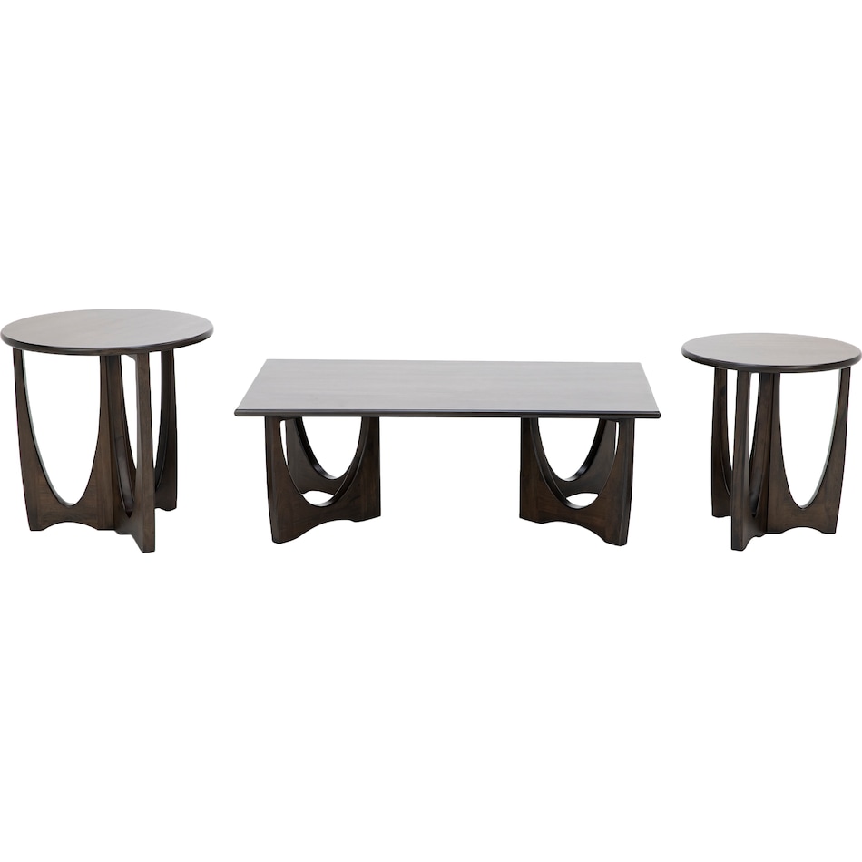 sund brown cocktail table arch  