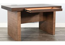 sund brown desk bos  