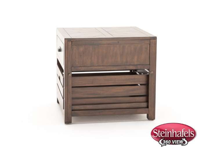 sund brown end table  image   
