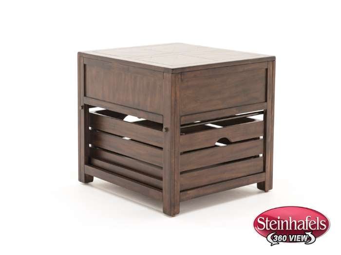 sund brown end table  image   