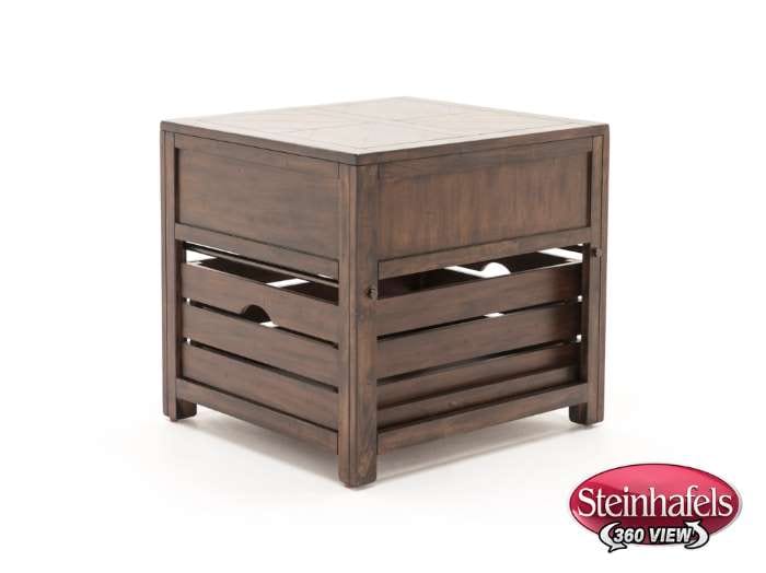 sund brown end table  image   