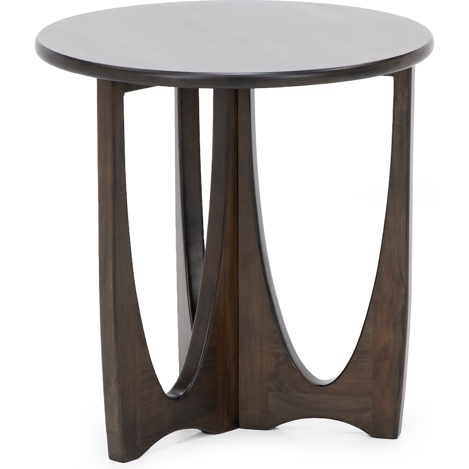 sund brown end table arch  