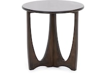 sund brown end table arch  