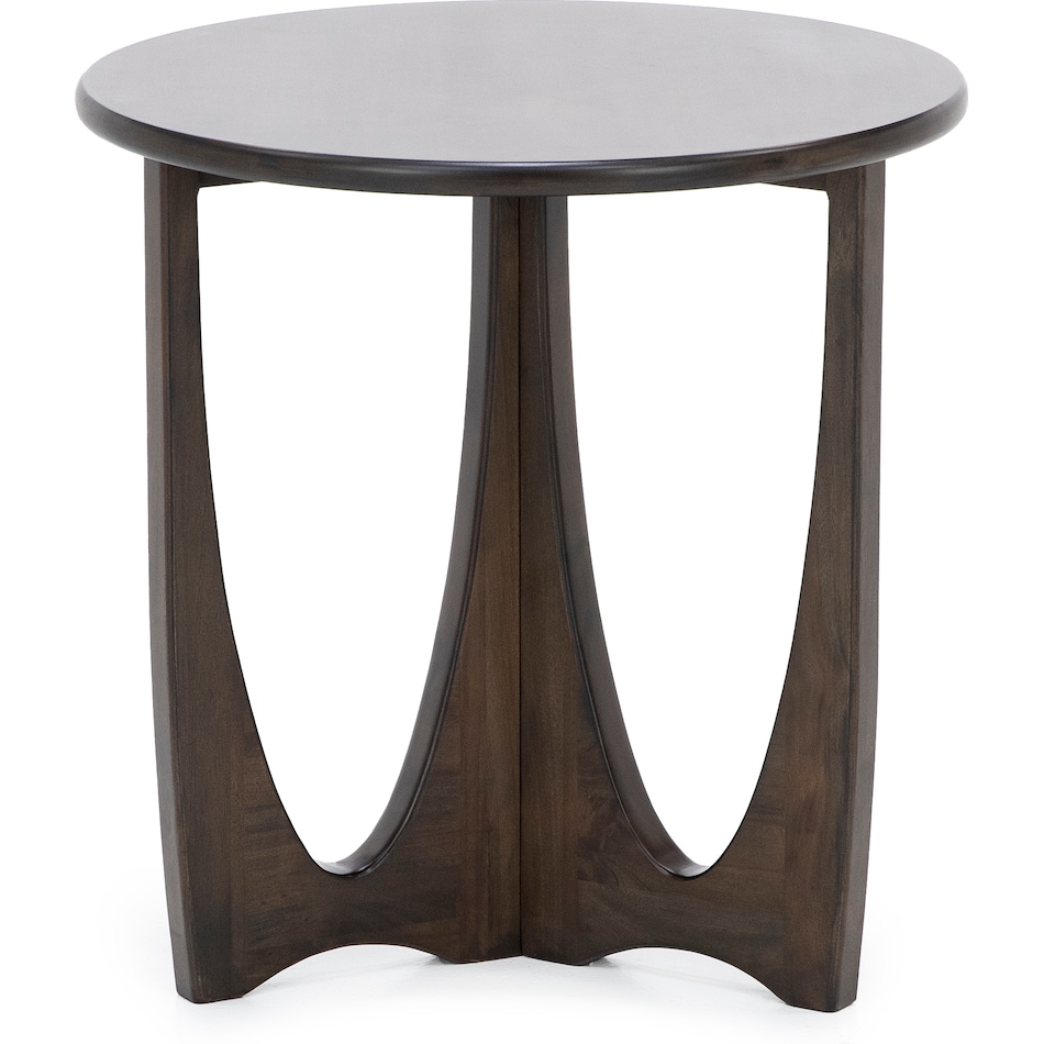sund brown end table arch  