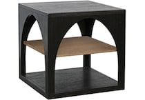 sund brown end table gab  