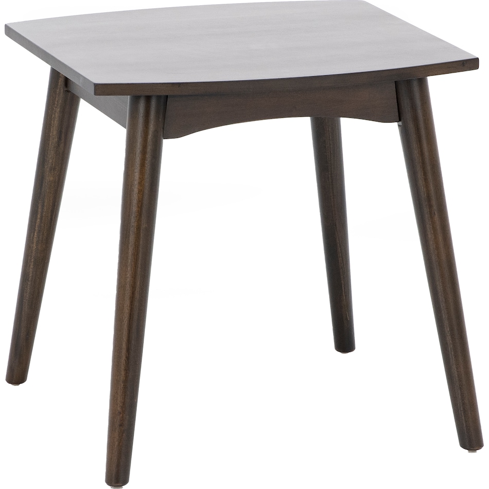 sund brown end table java  