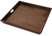 sund brown ottoman tray   