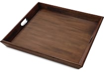sund brown ottoman tray   