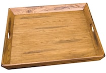 sund brown ottoman tray   