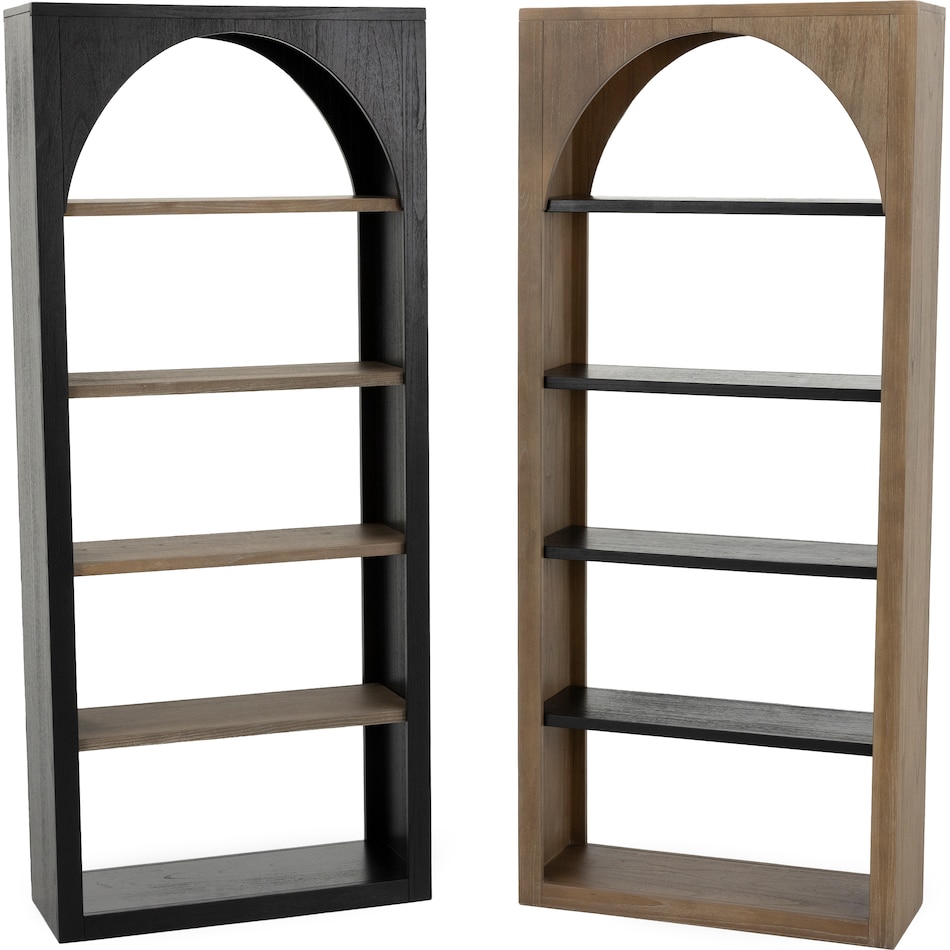 sund oak grove & umbra bookcase etergere emy  