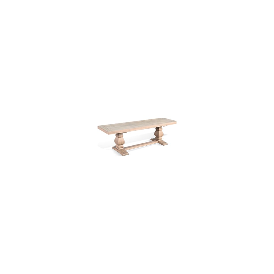 sund tan inch standard seat height bench   