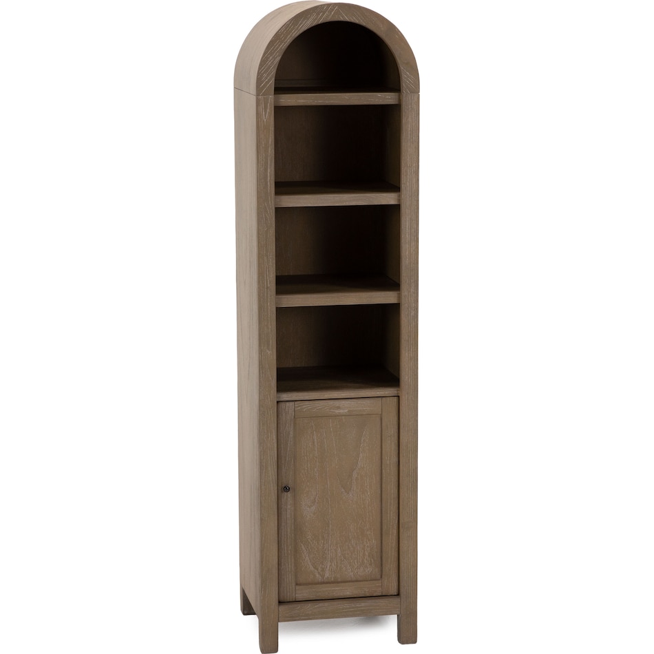 sund tan bookcase etergere emy