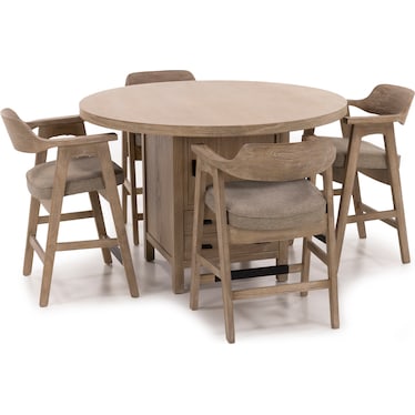 Walton 54" Round Counter Game Table