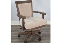 sund tobacco finish desk chair bos  