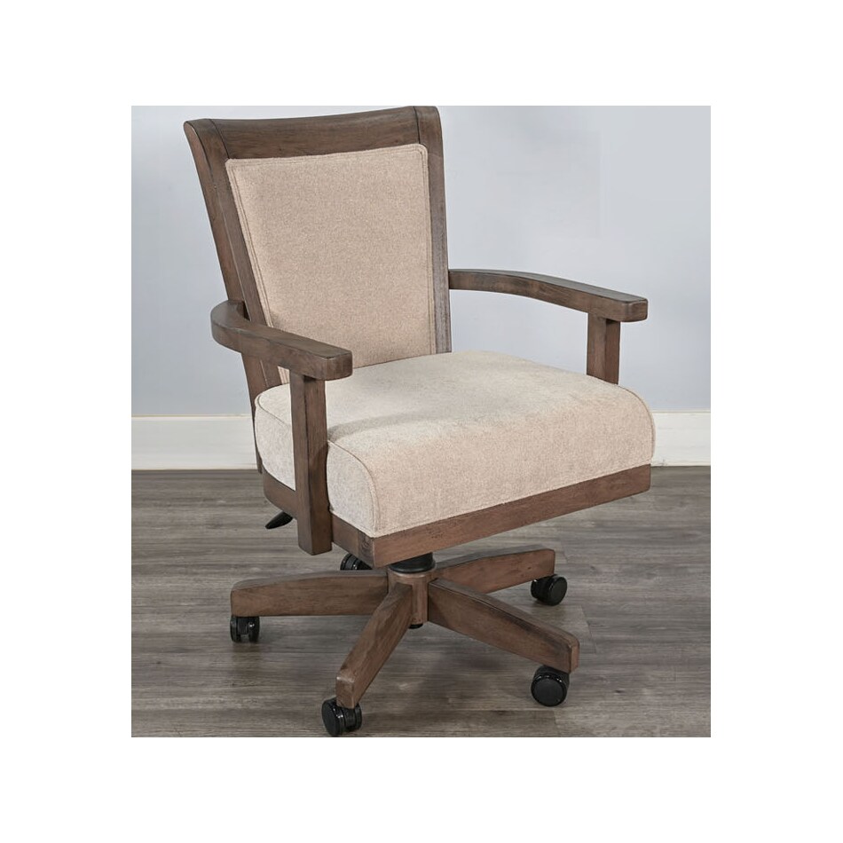sund tobacco finish desk chair bos  