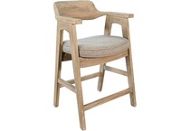 sund wheat   charles frost grey inch & over bar seat stool   