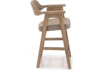 sund wheat   charles frost grey inch & over bar seat stool   