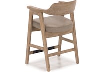sund wheat   charles frost grey inch & over bar seat stool   