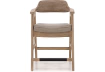 sund wheat   charles frost grey inch & over bar seat stool   