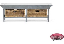 sunny designs inc blue bench trunk  image   