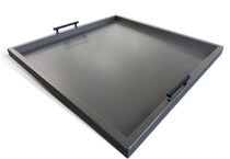 sunny designs inc bronze ottoman tray   