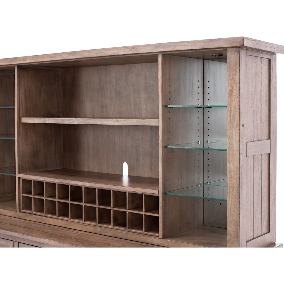 sunny designs inc brown back bar p  